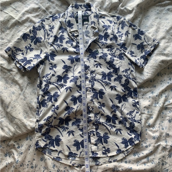 Paisley & Gray Slim Fit Men’s Floral Button-Down Shirt - Picture 7 of 8